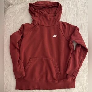 Nike hoodie deep salmon  color.  Size L